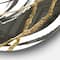 Designart - Gold Glamour Circle III - Geometric Metal Circle Wall Art